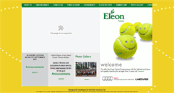 Desktop Screenshot of eleontennis.com